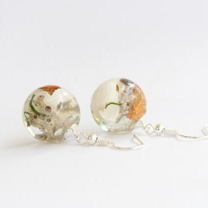 One Of A Kind Earrings, Living Plant Jewelry,..