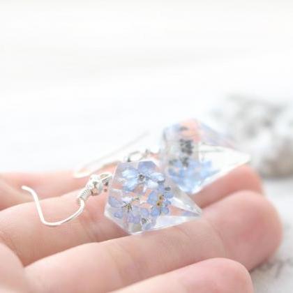 Forget Me Not Earrings, Wedding Gift For..
