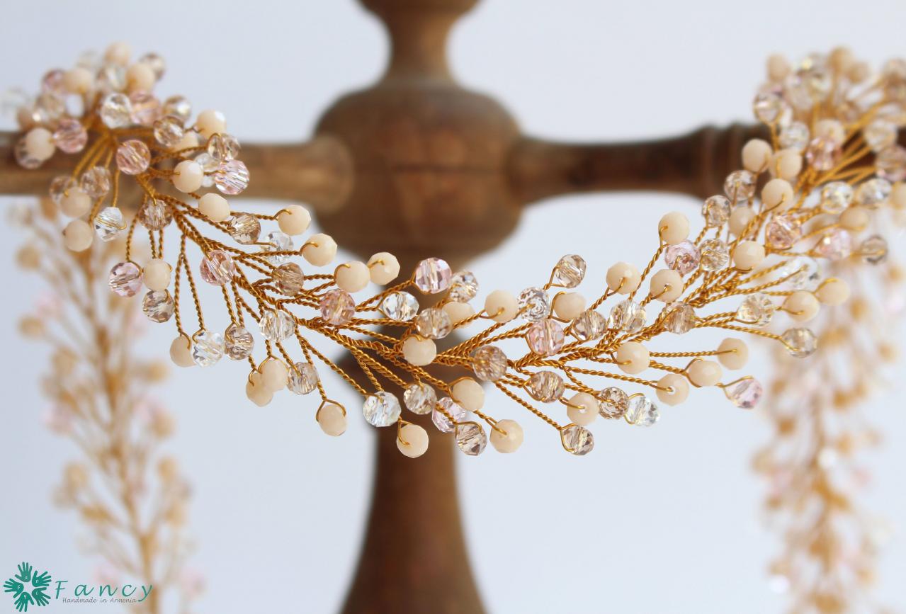 Rose gold hair pieces sales