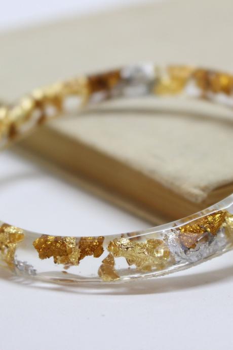Unique bracelets for women, resin bangle bracelets, metal resin jewelry, faceted bracelet, bridesmaid gift bracelet, Armenian jewelry